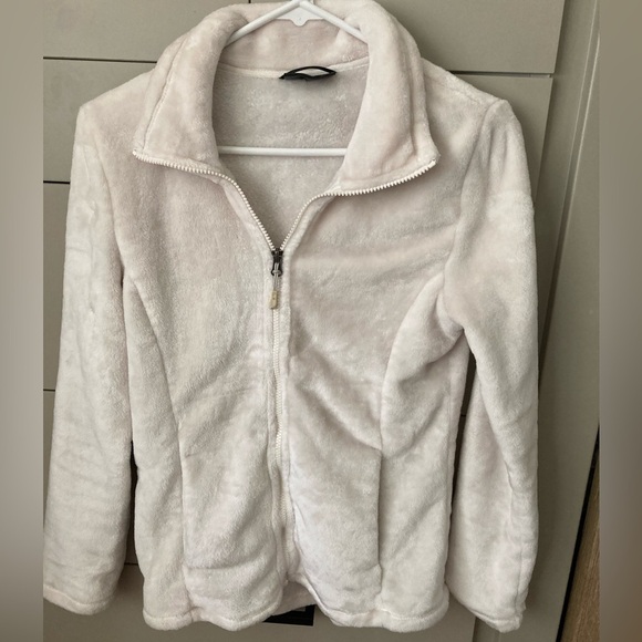 HeatKeep Jackets & Blazers - Cozy Creamy White Fleece Jacket